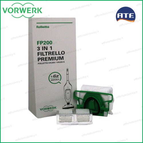 Sacchi FP200 Filtrello con Profumatori dovina per folletto VK200 VK200S