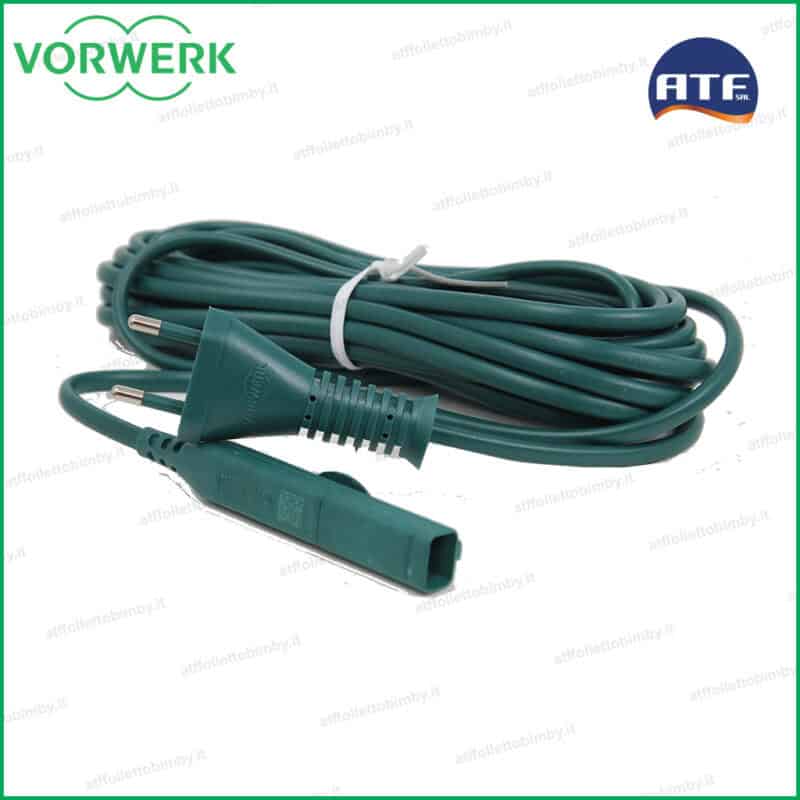 45355 cavo alimentazione verde folletto VK140 VK150 da 7 metri