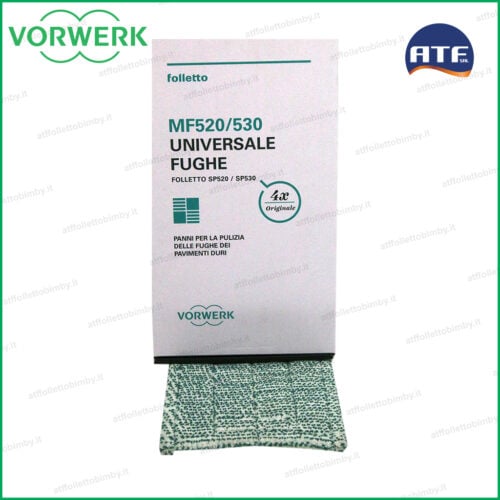 48857 Confezione di 4 panni universali fughe pulilava folletto SP520 SP530