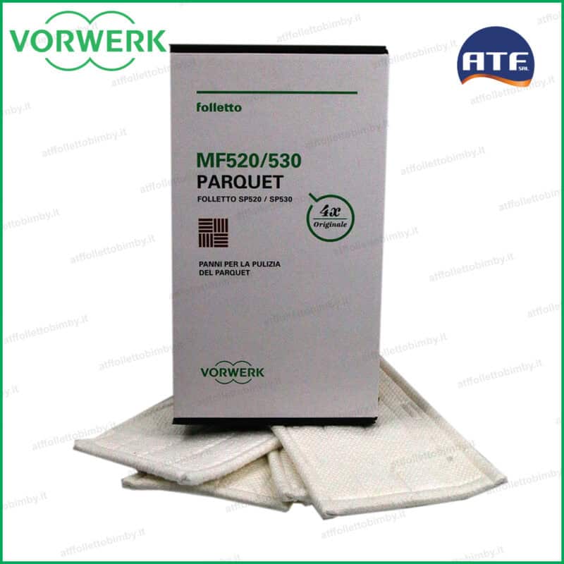 48906 4 panni parquette pulilava folletto SP520 SP530