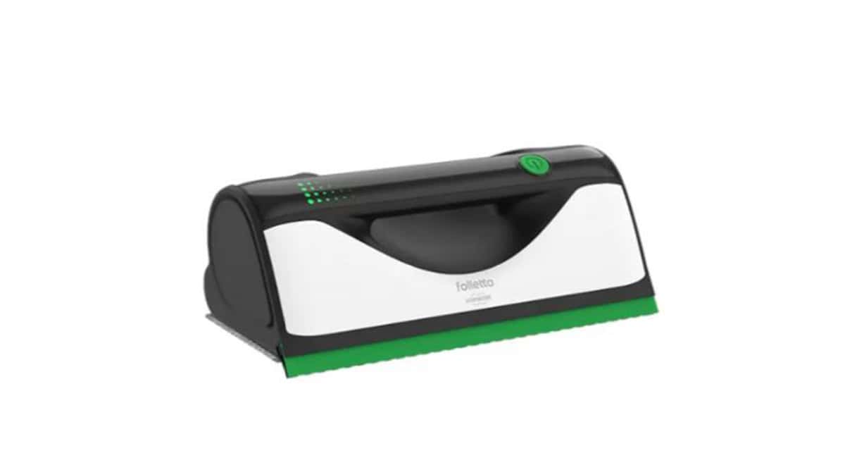 vg100 lavavetri a batteria con panni microfibra