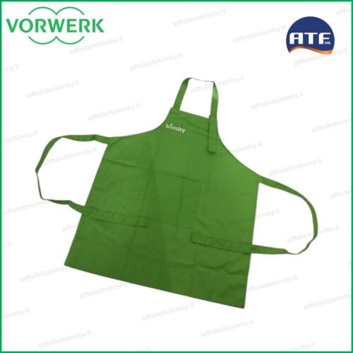 grembiule verde con logo bimby