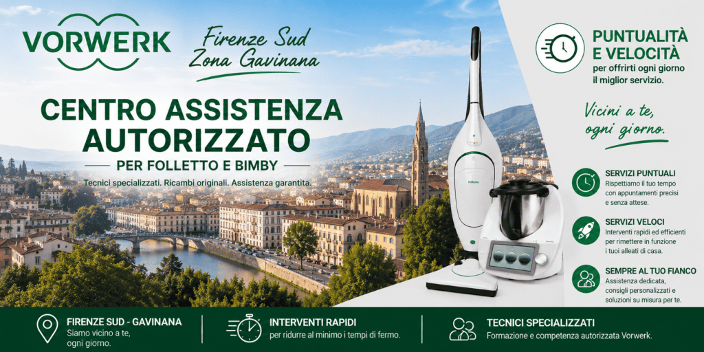 Contatti e Sedi 5 immagine del punto service per folletto e bimby di firenze sud gavinana