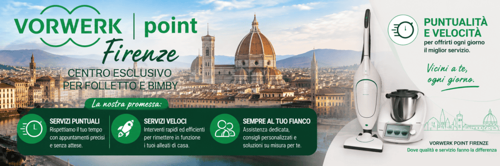 Contatti e Sedi 2 immagine per vorwerk point firenze centro esclusivo per folletto e bimby, riparazioni, ricambi, dimostrazioni, vendita